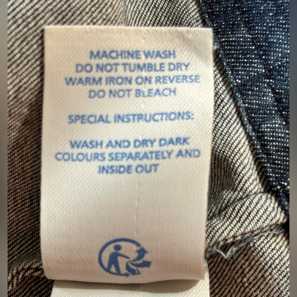 Boden Denim Shirt Dress Size Blue Chambray Long Sleeve 4R - Picture 6 of 7